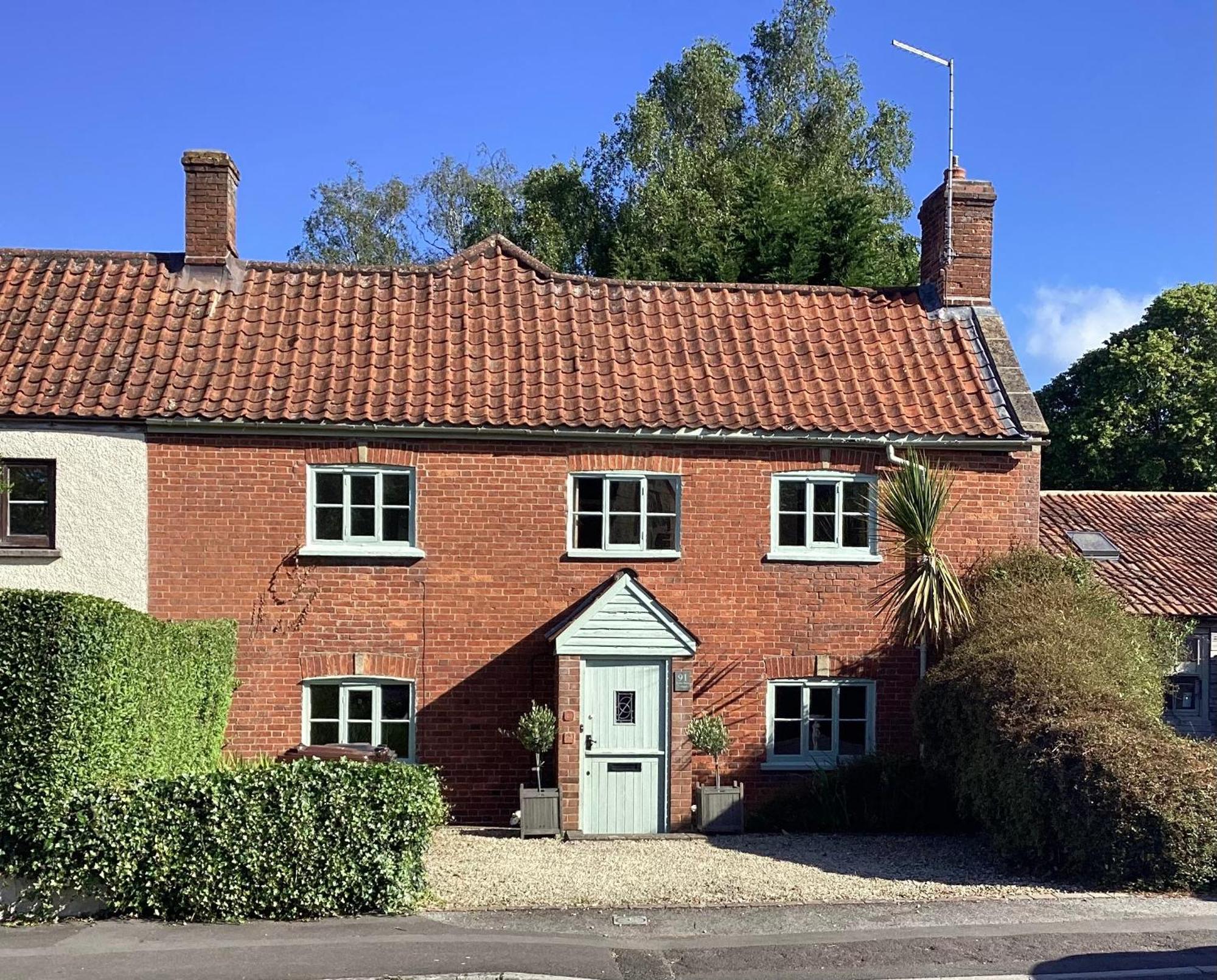 Tythe Barn Cottage Glastonbury Exterior foto